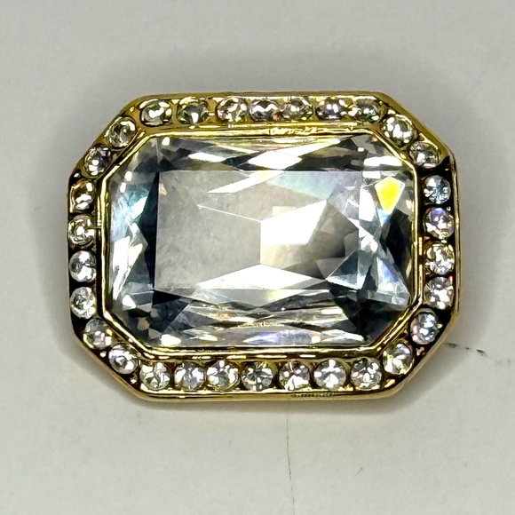 Enormous Crystal Rhinestone Broach - Picture 1 of 7